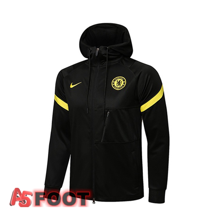 Veste A Capuche FC Chelsea Noir 2021/2022