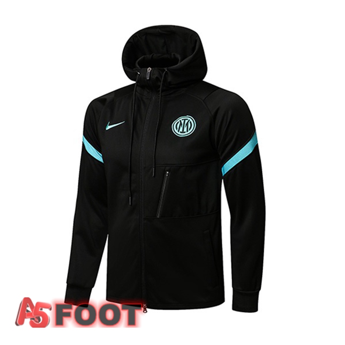 Veste A Capuche Inter Milan Noir 2021/2022