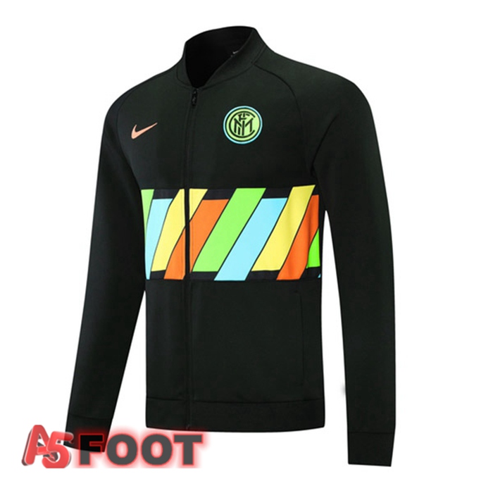 Veste de Foot Inter Milan Noir 2021/2022