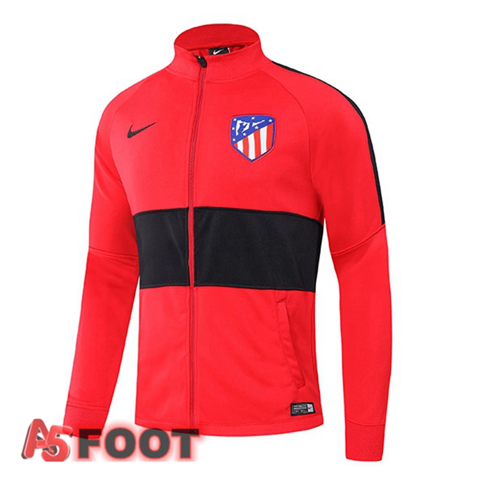 Veste de Foot Atletico Madrid Rouge Noir 2021/2022
