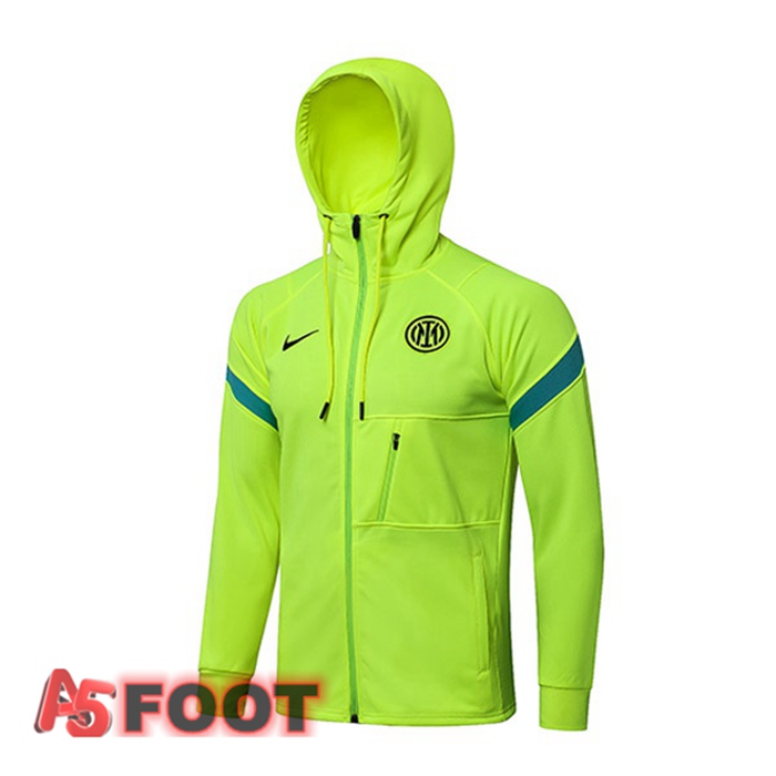 Veste A Capuche Inter Milan Vert 2021/2022