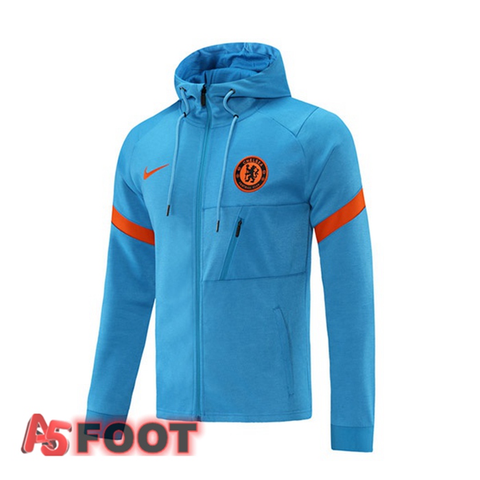 Veste A Capuche FC Chelsea Bleu 2021/2022