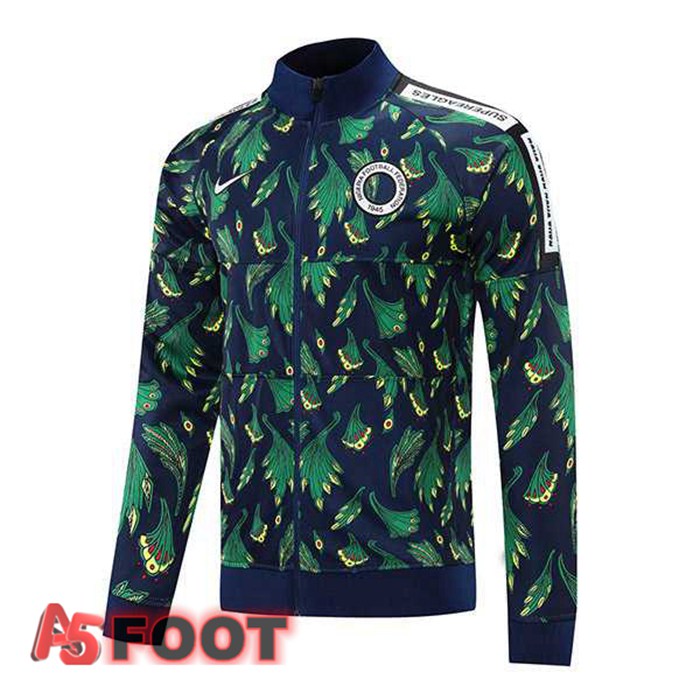 Veste de Foot Nigeria Noir Vert 2021/2022