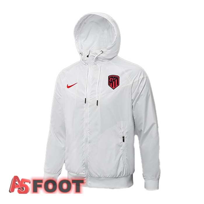Veste A Capuche Atletico Madrid Blanc 2021/2022