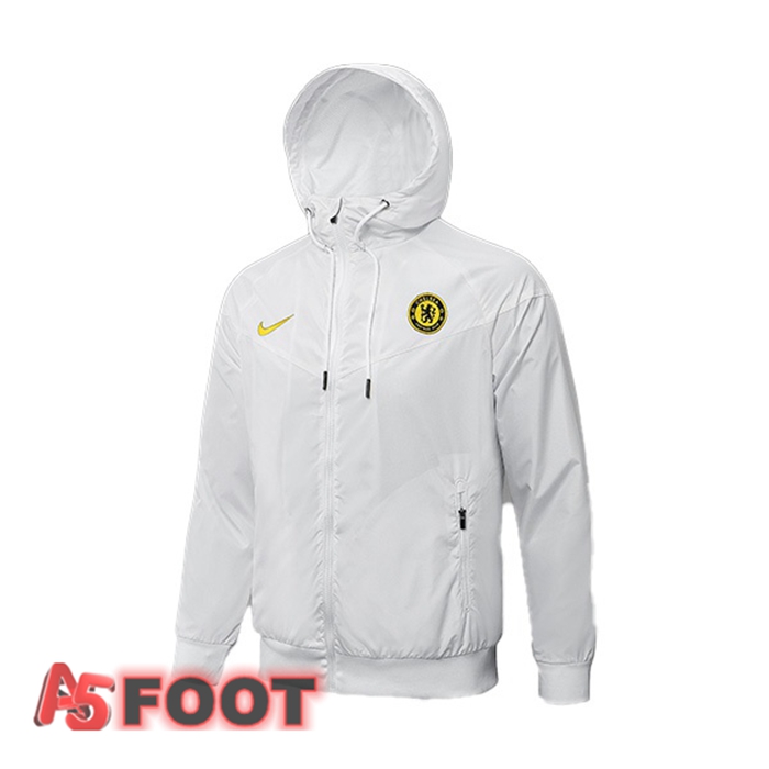 Veste A Capuche FC Chelsea Blanc 2021/2022
