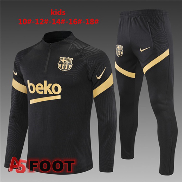 Survetement Enfant FC Barcelone Noir 2021/2022