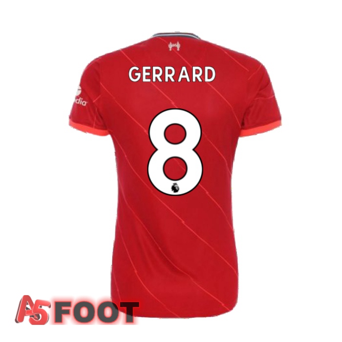 Maillot FC Liverpool (GERRARD 8) Femme Domicile Rouge 2021/2022