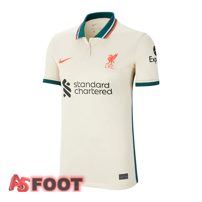 Maillot De Foot FC Liverpool Femme Exterieur Bronzer 2021/2022