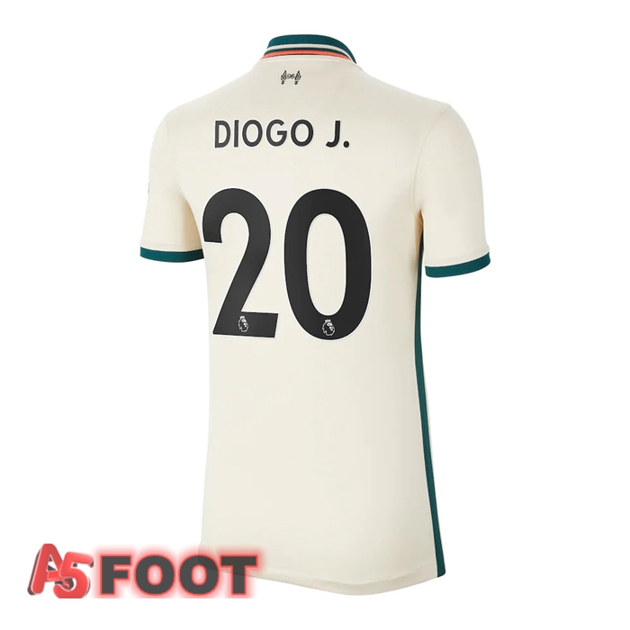 Maillot FC Liverpool (DIOGO J. 20) Femme Exterieur Bronzer 2021/2022