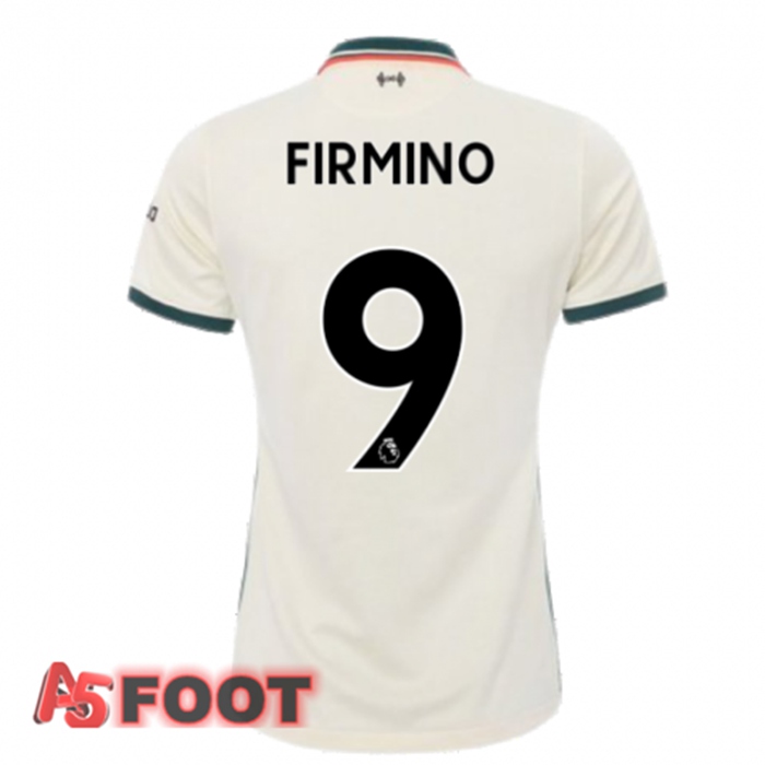 Maillot FC Liverpool (FIRMINO 9) Femme Exterieur Bronzer 2021/2022