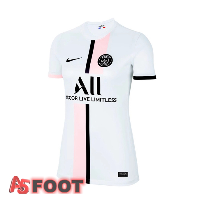 Maillot Paris Saint Germain x Jordan Femme Exterieur Blanc 2021/2022