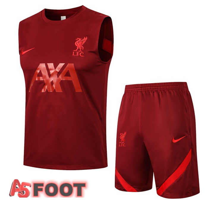 Gilet de Foot FC Liverpool + Shorts Rouge 2021/2022