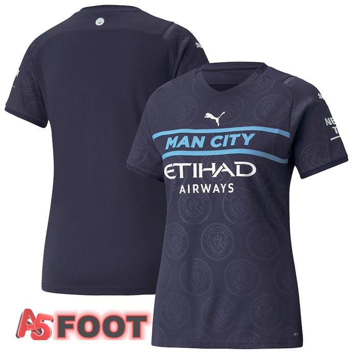 Maillot De Foot Manchester City Femme Third Noir 2021/2022