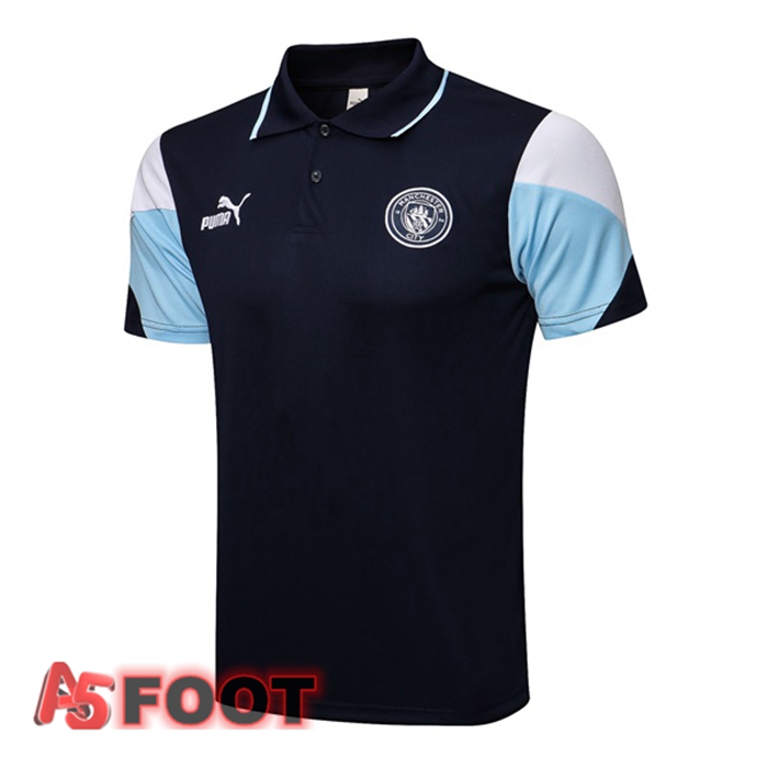 Polo de Foot Manchester City Bleu Royal 2021/2022