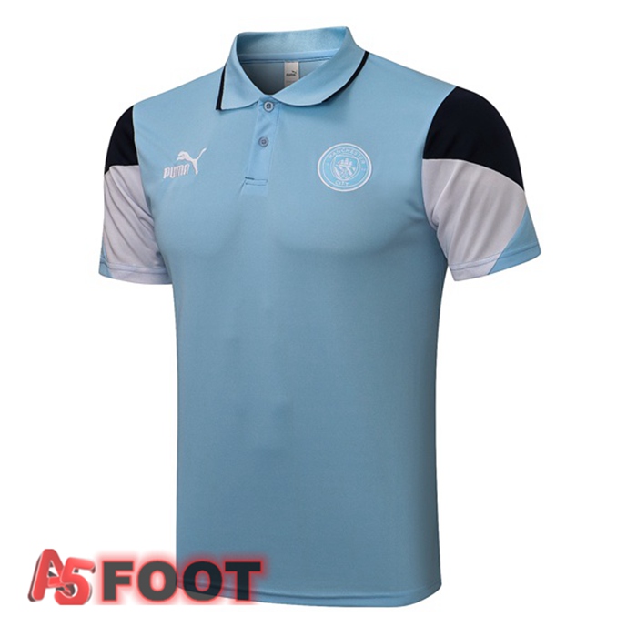 Polo de Foot Manchester City Bleu 2021/2022