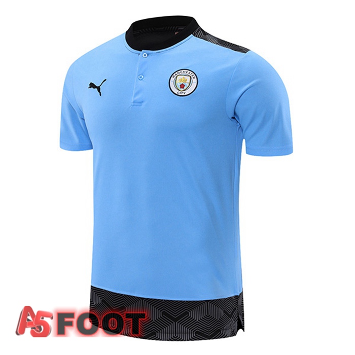 Polo de Foot Manchester City Bleu 2021/2022