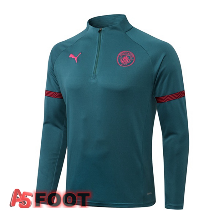 Sweatshirts Manchester City Vert 2021/2022