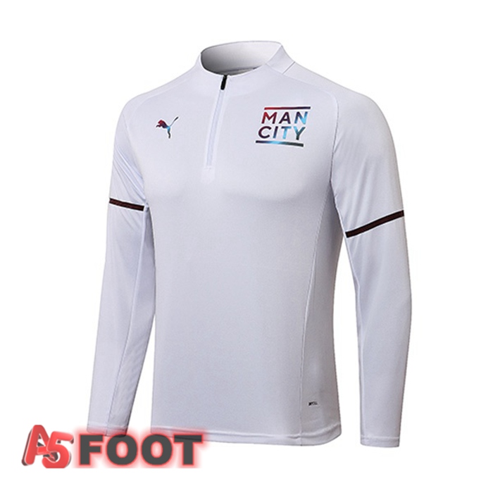 Sweatshirts Manchester City Blanc 2021/2022
