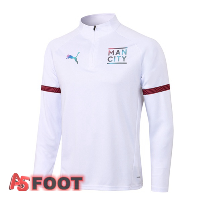 Sweatshirts Manchester City Blanc 2021/2022