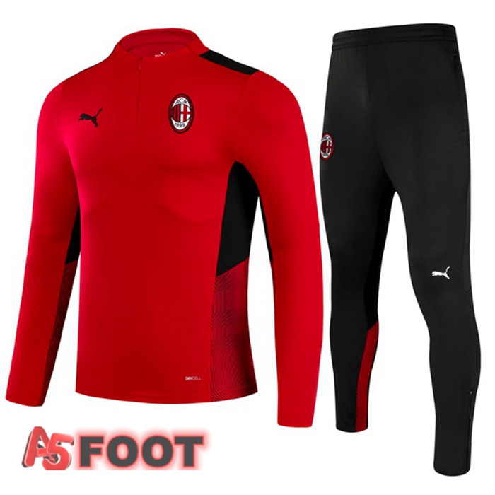 Survetement de Foot Milan AC Rouge 2021/2022