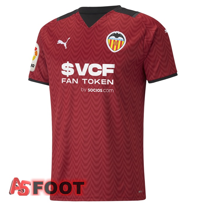 Maillot de Foot FC Valencia Exterieur Rouge 2021/2022