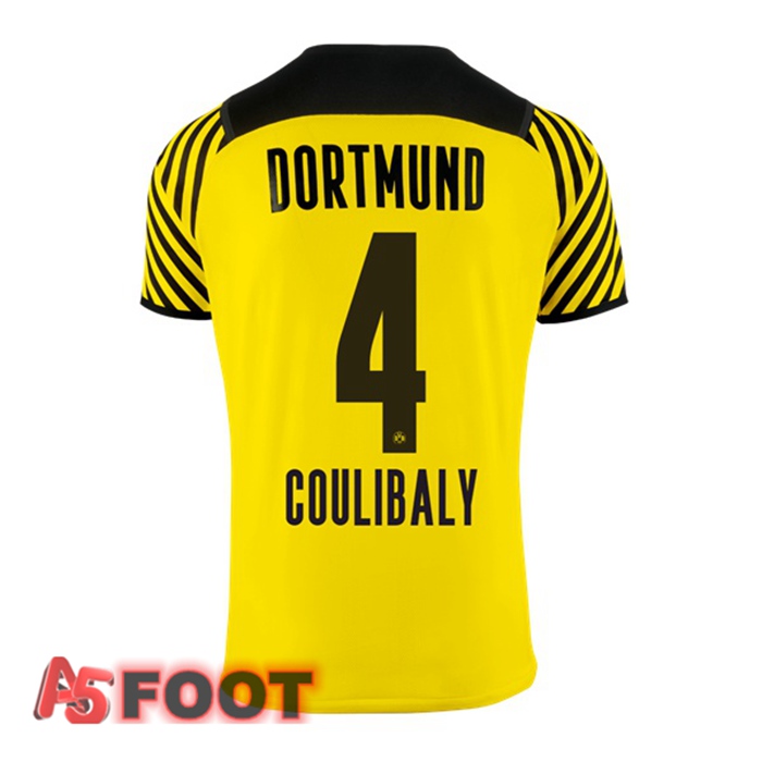 Maillot Dortmund BVB (Coulibaly 4) Femme Domicile Jaune 2021/22