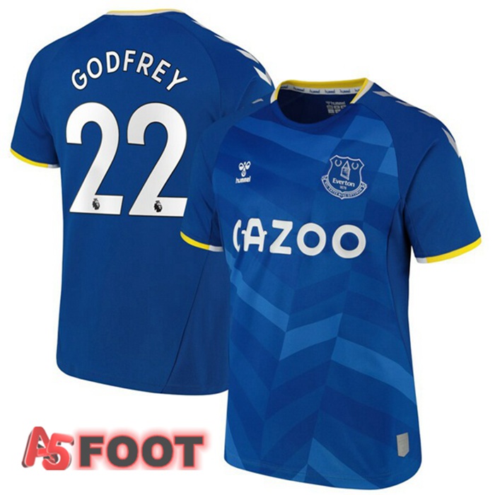 Maillot Everton (Godfrey 22) Domicile Bleu 2021/22