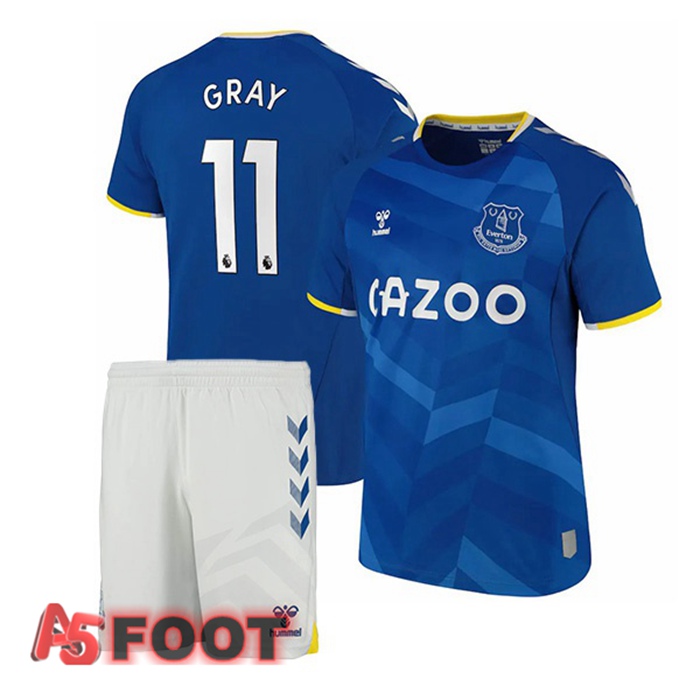 Maillot Everton (Gray 11) Enfant Domicile Bleu 2021/22