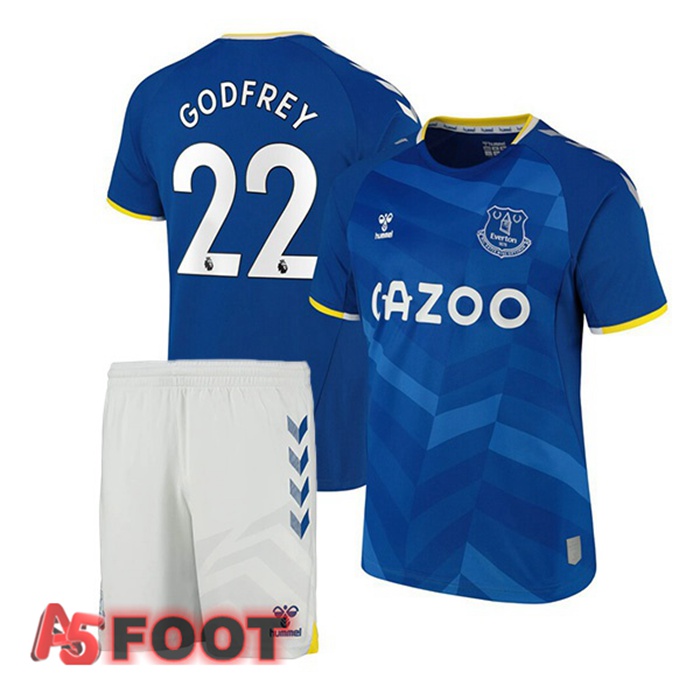 Maillot Everton (Godfrey 22) Enfant Domicile Bleu 2021/22