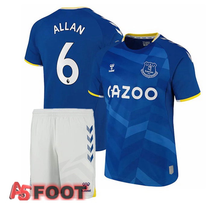 Maillot Everton (Allan 6) Enfant Domicile Bleu 2021/22