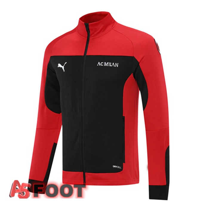 Veste de Foot Milan AC Rouge Noir 2021/2022