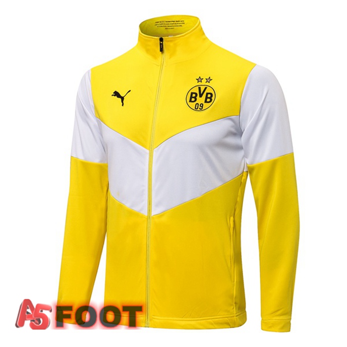 Veste de Foot Dortmund BVB Jaune Blanc 2021/2022