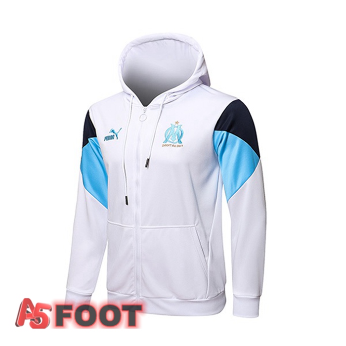 Veste A Capuche Marseille OM Blanc 2021/2022