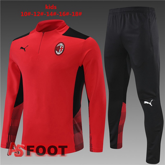 Survetement Enfant Milan AC Rouge 2021/2022