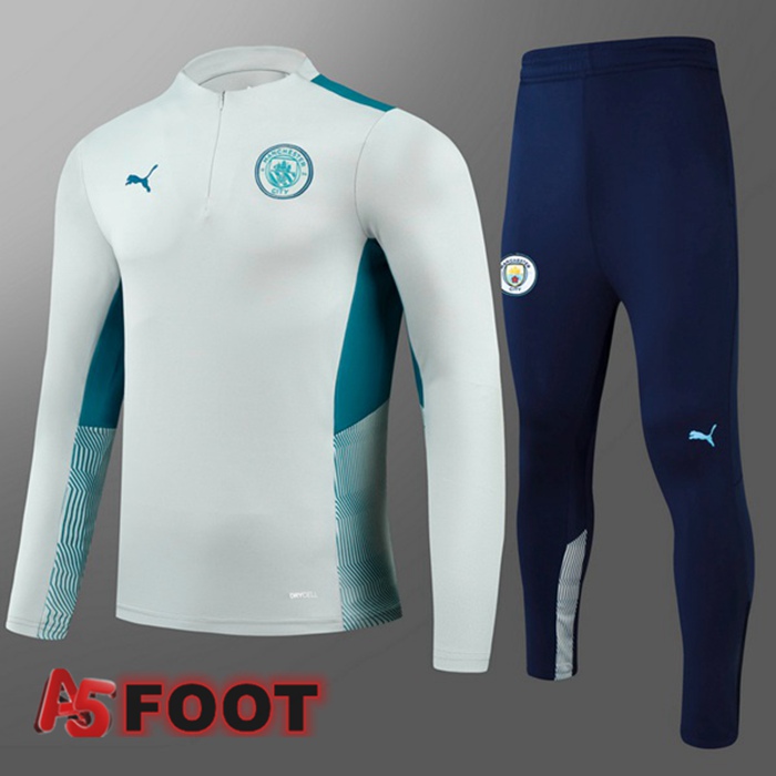 Survetement Enfant Manchester City Gris 2021/2022