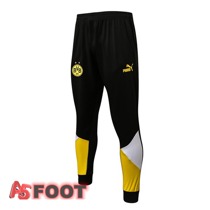 Pantalon de Foot Dortmund BVB Noir Jaune 2021/2022
