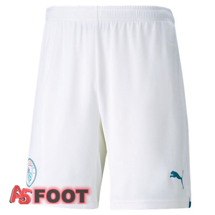 Short de Foot Manchester City Exterieur 2021/2022