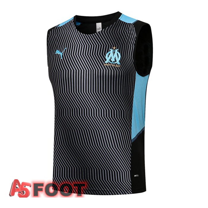 Gilet de Foot Marseille OM Noir Bleu 2021/2022