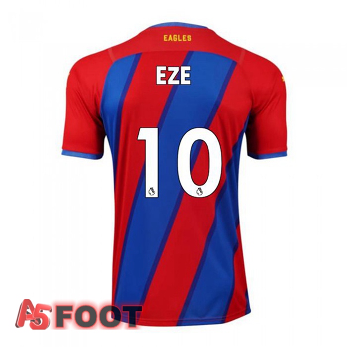 Maillot Crystal Palace (EZE 10) Domicile Rouge/Bleu 2021/22
