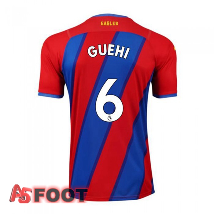 Maillot Crystal Palace (GUEHI 6) Domicile Rouge/Bleu 2021/22