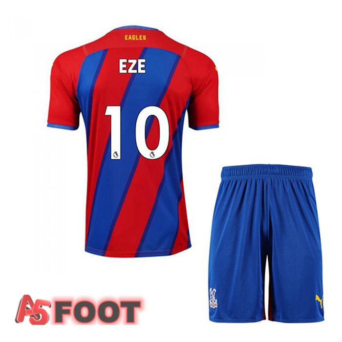 Maillot Crystal Palace (EZE 10) Enfant Domicile Rouge/Bleu 2021/22
