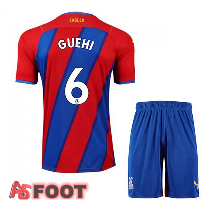 Maillot Crystal Palace (GUEHI 6) Enfant Domicile Rouge/Bleu 2021/22