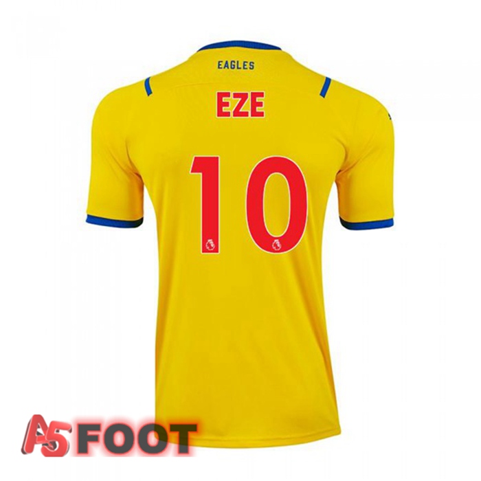Maillot Crystal Palace (EZE 10) Exterieur Jaune 2021/22