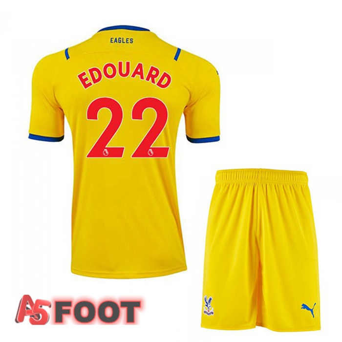 Maillot Crystal Palace (EDOUARD 22) Enfant Exterieur Jaune 2021/22