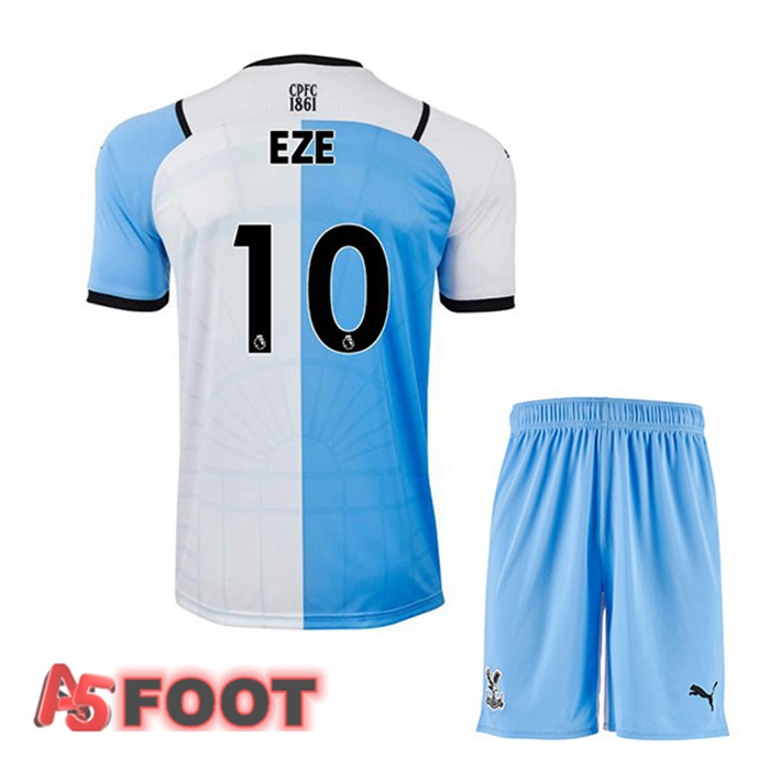 Maillot Crystal Palace (EZE 10) Enfant Third Blanc/Bleu 2021/22
