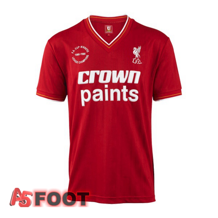 Maillot de Foot FC Liverpool Retro Domicile 1985-1986
