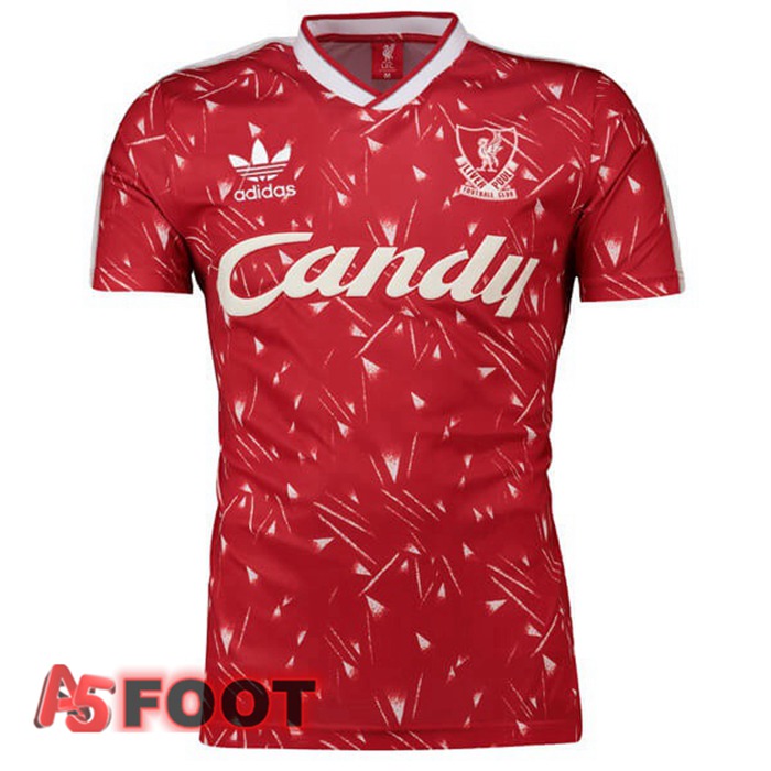 Maillot de Foot FC Liverpool Retro Domicile 1989-1991