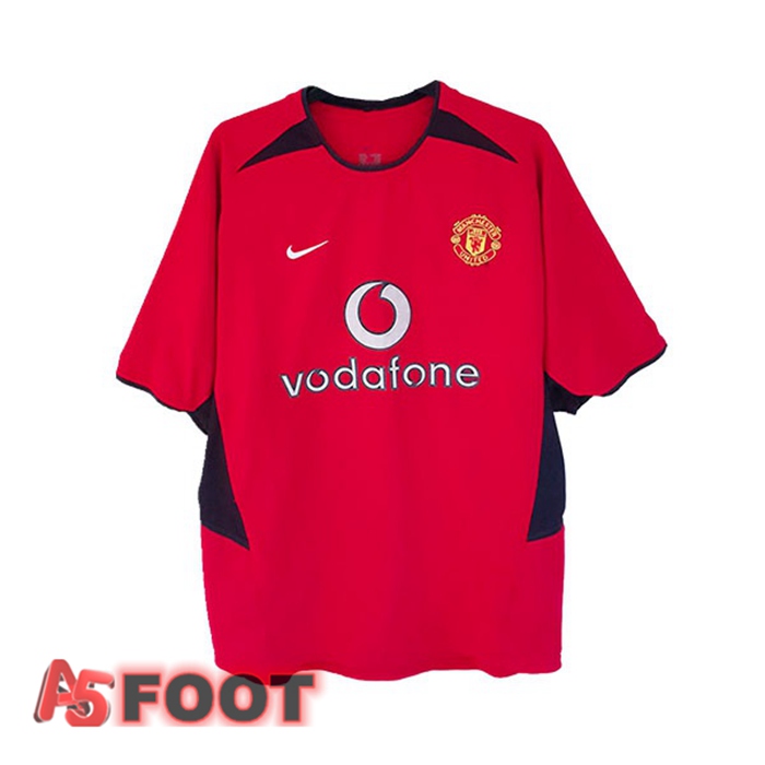 Maillot de Foot Manchester United Retro Domicile 2002-2003