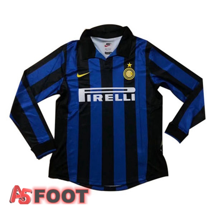 Maillot de Foot Inter Milan Manche longue Retro Domicile 2005 2006 Maillot