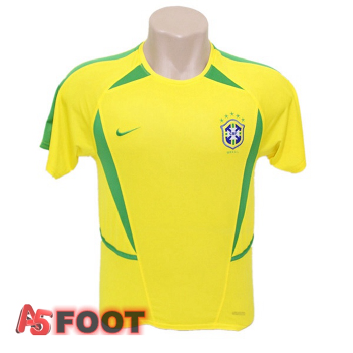 Maillot de Foot Bresil Retro Domicile 2002 2003